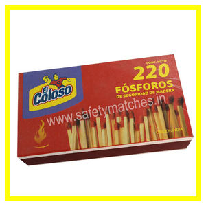 Kitchen <b>Matches</b> 113x65x20mm Large Matchbox with 240 Sticks Eco-Friendly Printing for Cooking Lighting Stove Use Safe Household - Product Image 4