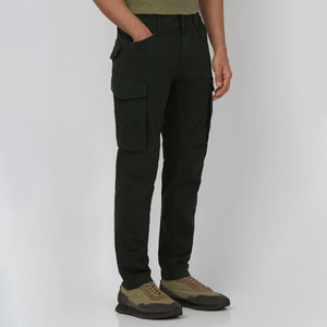 Pantalon cargo pour homme, nouveau design, plusieurs poches, coupe droite, taille mi-haute, fermeture éclair, pantalon cargo décontracté - Product Image 5