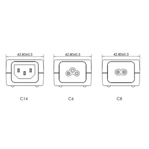 18W <b>12V</b> 1.5A C14 Inlet AC-DC Adapter with 5.5 2.1 mm DC Barrel <b>Plug</b> and 1M DC Cable for Desktop PC - Product Image 3