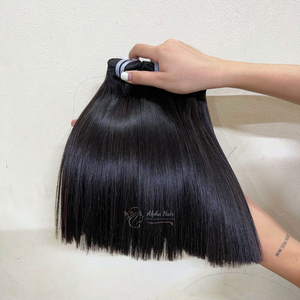 Gran Oferta de Verano: Extensiones de Cabello Virgen Vietnamita Remy Liso Sedoso con Doble Trama a Máquina, Sin Pegamento, Completas - Product Image 1