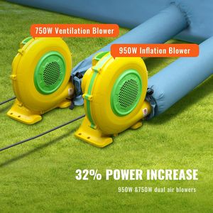 Cabina di Verniciatura Gonfiabile ad Alta Potenza 28x16x11ft con Soffiatori 750W+950W, Cabina di Verniciatura per Auto 28x16x11ft - Product Image 6