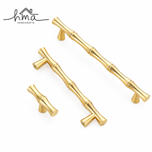 Luxury Modern Solid Brass Furniture Handles and <b>Knobs</b> for Drawer <b>Dresser</b> Cabinet Wardrobe Door Pulls T-Bar Hardware - Product Image 5