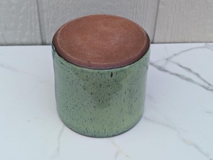 Soporte para utensilios de gres de alta resistencia con acabado de esmalte dividido, cuerpo denso, resistente a desportilladuras, boca ancha, contenedor de almacenamiento para encimera de cocina - Product Image 6