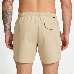Shorts cargo confortables et extensibles pour hommes, avec poche zippée, séchage rapide, respirants, pour l'entraînement, boardshorts - Product Image 5