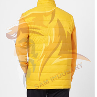Veste matelassée sans manches pour homme, col montant, fermeture éclair, anti-plis, style décontracté, prix de gros