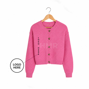HMR Sisterhood Sorority Manufacturer Custom Women's Plus Size Knit <b>Cardigan</b> <b>Sweater</b> Embroidered Patchwork Long - Product Image 5