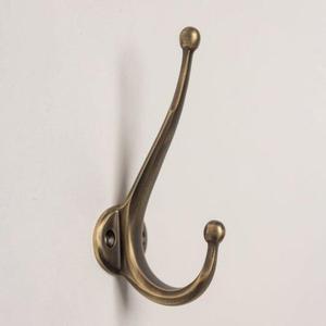 Classic Brass Wall Mount <b>Hook</b> Single <b>Coat</b> Hanger Anti Rust Metal <b>Decorative</b> <b>Hook</b> for Clothing Home Accessories hardware <b>Hooks</b> - Product Image 4