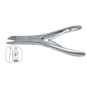 Surgical Grade Stainless Steel Podiatry Nail Nipper Heavy Duty Double Spring Toenail Clipper for Ingrown and Hard Nails <b>by</b> LCI - Product Image 2