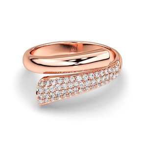 Premium 10K White Gold Round Brilliant Natural Diamond <b>Ring</b> Unisex Fine Jewelry Modern Gift <b>for</b> <b>Men</b> Women Export Quality - Product Image 4