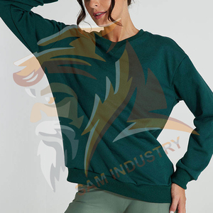 Sweat-shirts en molleton d'hiver pour femmes à épaules tombantes, style pull à manches longues, sweat-shirts oversize pour femmes - Product Image 6