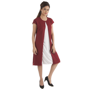 ชุดเดรสผ้าคอตตอนออร์แกนิกสไตล์ Y2K ผ้าวูลถักเป็นมิตรต่อสิ่งแวดล้อมสำหรับเด็กผู้หญิงแขนสั้นยาวคลุมเข่าระบายอากาศได้ดี - Product Image 3