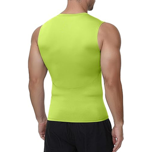 Professional Sleeveless <b>Compression</b> <b>Shirt</b> For Men Stretch Fit Quick Dry Gym Workout Fitness Training - Product Image 2