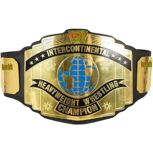Ceinture de championnat personnalisée professionnelle pour la lutte, la boxe, le MMA, en cuir de qualité supérieure, plaques métalliques dorées, logo OEM - Product Image 3