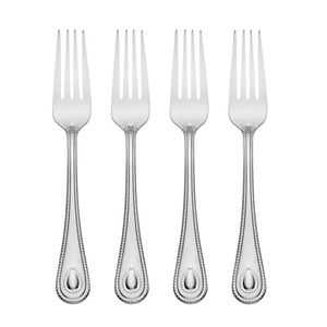 Ensemble de couverts élégant et moderne en acier inoxydable, fourchette, cuillère, couteau, passe au lave-vaisselle, léger, pour restaurant, hôtel, restauration - Product Image 1