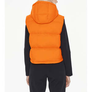 Chaleco acolchado impermeable a la moda para mujer con cremallera, ropa de abrigo para clima frío, para mayor comodidad y calidez. - Product Image 2