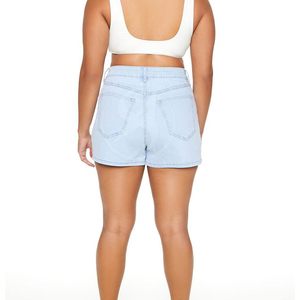 กางเกงขาสั้นผ้าแคนวาสผู้หญิงทันสมัย ซิปหน้า เอวกลาง ใส่สบายช่วงฤดูร้อน แห้งเร็ว เป็นมิตรกับสิ่งแวดล้อม - Product Image 3