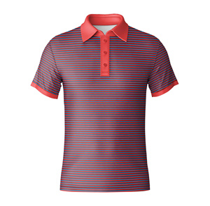 Polos de golf personalizados de alto rendimiento con sublimación completa y logotipo bordado, camisetas de golf para uniformes de equipo, venta directa de fábrica para clubes. - Product Image 5