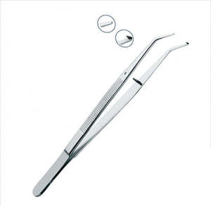 High Quality Suture Tying Forceps Blue <b>Titanium</b> Color Straight 7 Inch TC Surgical Instruments Suture Tying Tweezers - Product Image 1