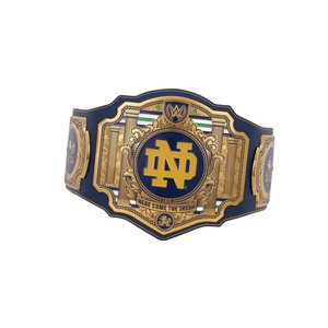 Cinturón de Campeonato Personalizable de los Fighting Irish de Notre Dame, Cinturón Deportivo Azul y Dorado de Alta Calidad, Cinturón de Título Personalizado para Coleccionistas - Product Image 6