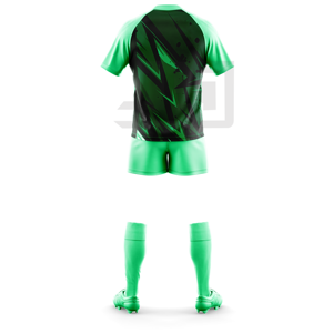 Ensemble de vêtements de sport de rugby personnalisés, maillot sublimé, short, coupe régulière, léger, respirant, antibactérien, coupe-vent, écologique - Product Image 1