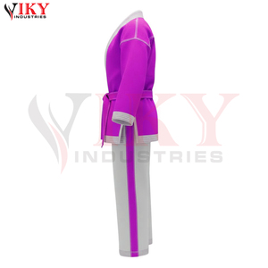 Uniforme de Karate de Lona para Mujer, de Alta Calidad, Personalizado con Marca Propia, Bicolor, para Jóvenes y Adultos, Venta al Por Mayor Directa de Fábrica - Product Image 2