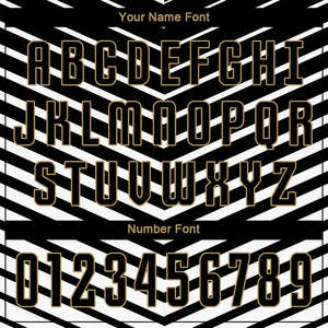 Uniforme de Fútbol Personalizado con Diseño Chevron en V, Moderno 2026, Negro y Blanco, Conjunto de Camiseta de Fútbol para Hombre, Sublimado, Transpirable, para Entrenamiento - Product Image 5