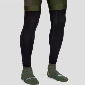 Jambières pour femmes à motif géométrique en Spandex et Polyester non tissé, chaudes, pour usage quotidien, imprimé floqué épais, ajustables, vert et noir - Product Image 2