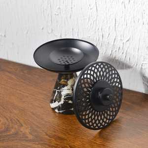 Quemador de Incienso Metálico en Oferta, Mubkhar de Primera Calidad para Decoración del Hogar con Base de Mármol Natural Personalizable 2026 - Product Image 4