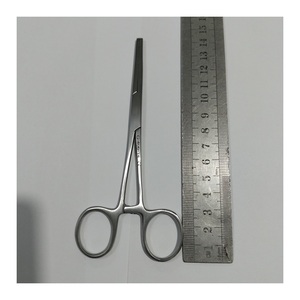 Pinces Kocher Oschner en acier inoxydable chirurgical, 14 cm, droites, pour ORL, hôpitaux, cliniques et premiers secours - Product Image 1