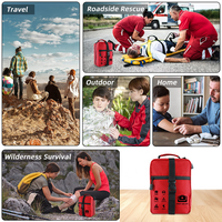 Trousse de premiers soins Firstime de 400 pièces avec fournitures médicales pour la maison, les activités de plein air, le bureau, la voiture, les voyages, le camping et la randonnée