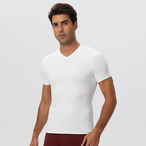 Camiseta Deportiva de Manga Larga para Hombre, 100% Poliéster, Transpirable, de Secado Rápido, Cuello Redondo, para Entrenamiento Deportivo y Tenis - Product Image 4