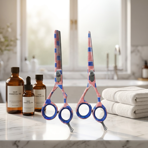 The Ultimate Professional Shear Set <b>Hair</b> <b>Styling</b> Scissors Barber equipment grooming <b>tools</b> Thinning shears and cutting scissors - Product Image 6