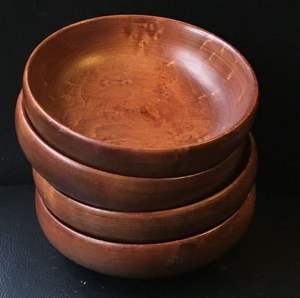 Tazón de Madera Sostenible Hecho a Mano de Primera Calidad para Comer y Servir Alimentos, Bonito Tazón de Madera - Product Image 3