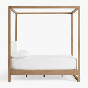 Muebles de Dormitorio Modernos de Madera Maciza de Alta Calidad, Cama con Dosel de Madera Tamaño King/Queen - Product Image 6