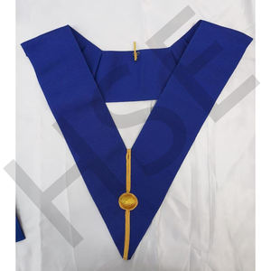 Conjunto de Mandil y Collar Masónico de Piel de Cordero para Gran Oficial – Estilo UGLE - Product Image 2