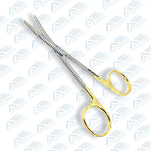 Tc Kilner ciseaux à dissection fine inserts en carbure de tungstène anneaux en or pince chirurgicale ciseaux à dissection Instrument médical - Product Image 5