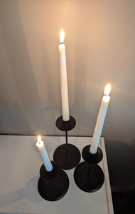 Candelabro de Hierro Hecho a Mano de Estilo Vintage, Soporte Decorativo de Metal para Velas, para Sala de Estar, Decoración Navideña del Hogar - Product Image 3