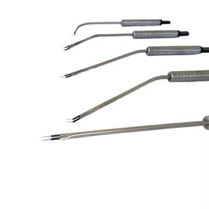 Ensemble d'électrodes bipolaires électrochirurgicales réutilisables en acier inoxydable 304 |   En angle droit |   Note A+ |   Utilisation vétérinaire pour les reptiles - Product Image 1