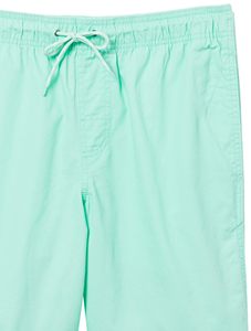 Men's Solid Mint Green Board Shorts Mid Waist Elastic Waist Breathable Lightweight Quick Dry Casual Swimwear 100% Cotton Bermuda - Product Image 5