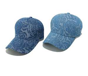 Casquette de baseball à imprimé floral unisexe, chapeau décontracté printemps-été, 100% polyester respirant, impression numérique - Product Image 4