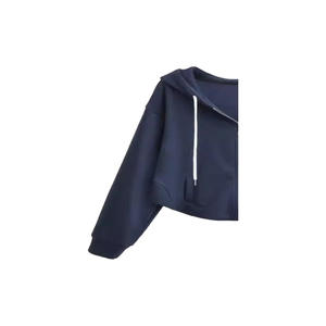 ชุดเดรสสเวตเชิ้ตผ้าแคนวาสคอตตอน 100% สำหรับผู้หญิง รุ่นฤดูหนาว/ฤดูใบไม้ผลิ เป็นมิตรกับสิ่งแวดล้อม ระบายอากาศได้ดี กันลม  ลายนูน  ทรงโอเวอร์ไซส์ - Product Image 6