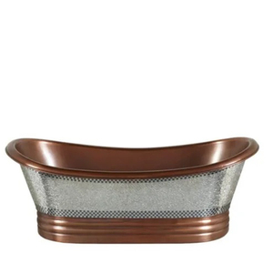 Bañera de Cobre Hecha a Mano de Lujo para Baño de Hotel, con Madreperla, de Alta Calidad, Precio al por Mayor - Product Image 6