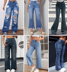 Pantalones Vaqueros de Mezclilla para Mujer, Corte Recto, Lavado Claro, Casuales de Primavera, Ecológicos y Transpirables - Product Image 6