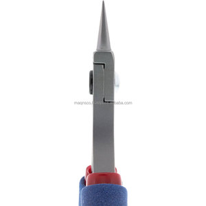 Tronex High Quality Grounded Short Needle Nose Pliers for Permanent Jewelry Welding Micro Welders Short Tip - Product Image 4