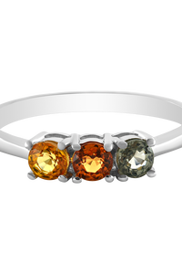 Anillo de Zafiros Múltiples en Plata de Ley 92.5 KLSR-11511 - Product Image 3