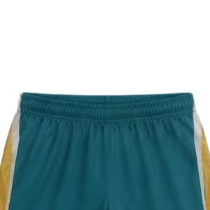 Unisex Teal Gold Sublimated Lacrosse Shorts Lightweight Polyester <b>Athletic</b> Sports Uniform Team Performance Apparel - Product Image 3