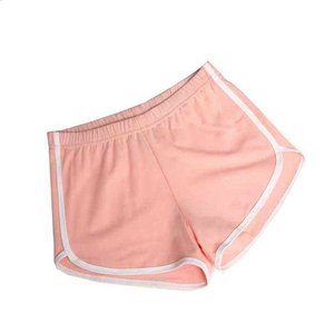Shorts de sport tricotés roses pour femme, taille élastique, respirants, couleur unie, coupe régulière, taille mi-haute – Qualité supérieure, Offre Spéciale - Product Image 2