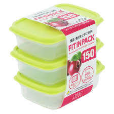 Récipient de stockage et de stockage des aliments vert Fit-In 150 3P - Product Image 1