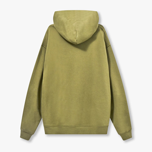Sudadera con Capucha Clush Sports Sajjawal, Cierre de Cremallera, Corte Regular, 100% Algodón Felpa, 400g, Color Sólido, Ecológica, Resistente al Viento, Impermeable y Transpirable - Product Image 4