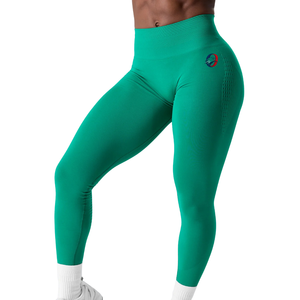 Teal Women's Mid Rise Sports Leggings Breathable Compression Workout Pants for Exercise Yoga Gym Running Activewear - Product Image 1